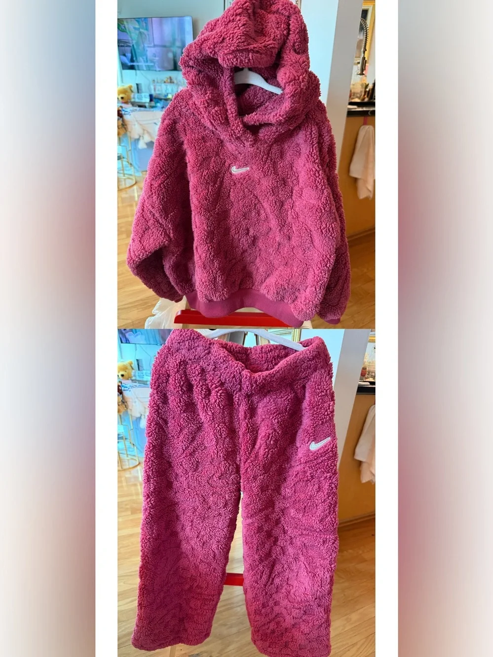Nike Cozy Pullover Hood and Pants Set 6X L 116-122cm